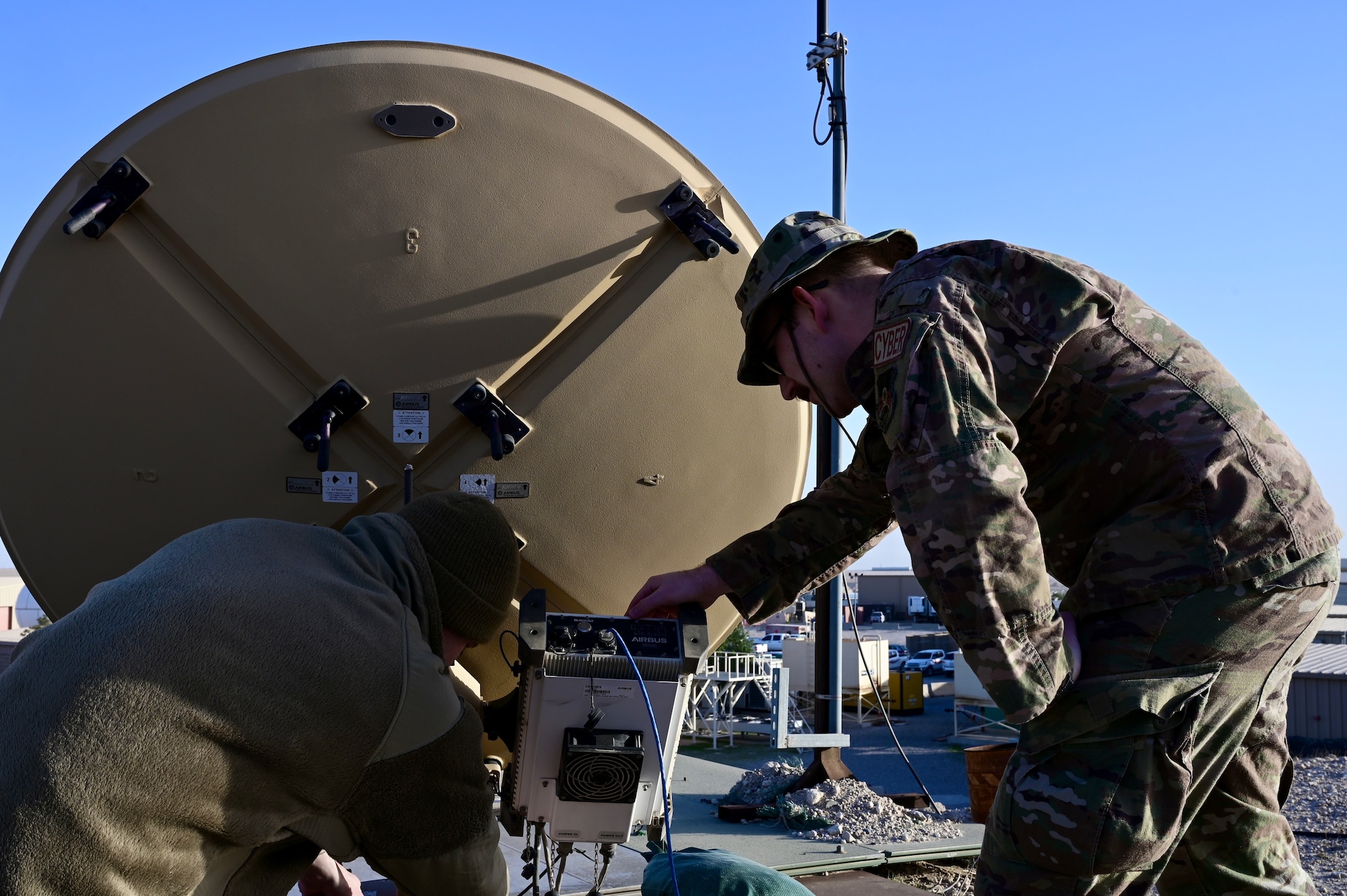 The 386th Expeditionary Communications Squadron effectively provides enduring and sustainable cyber and communications capabilities to coalition operations at Ali Al Salem and regionally in support of U.S. Central Command’s military objectives.