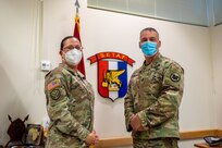 U.S. Army Reserve Command Sgt. Maj. Andrew Lombardo visit at SETAF-AF