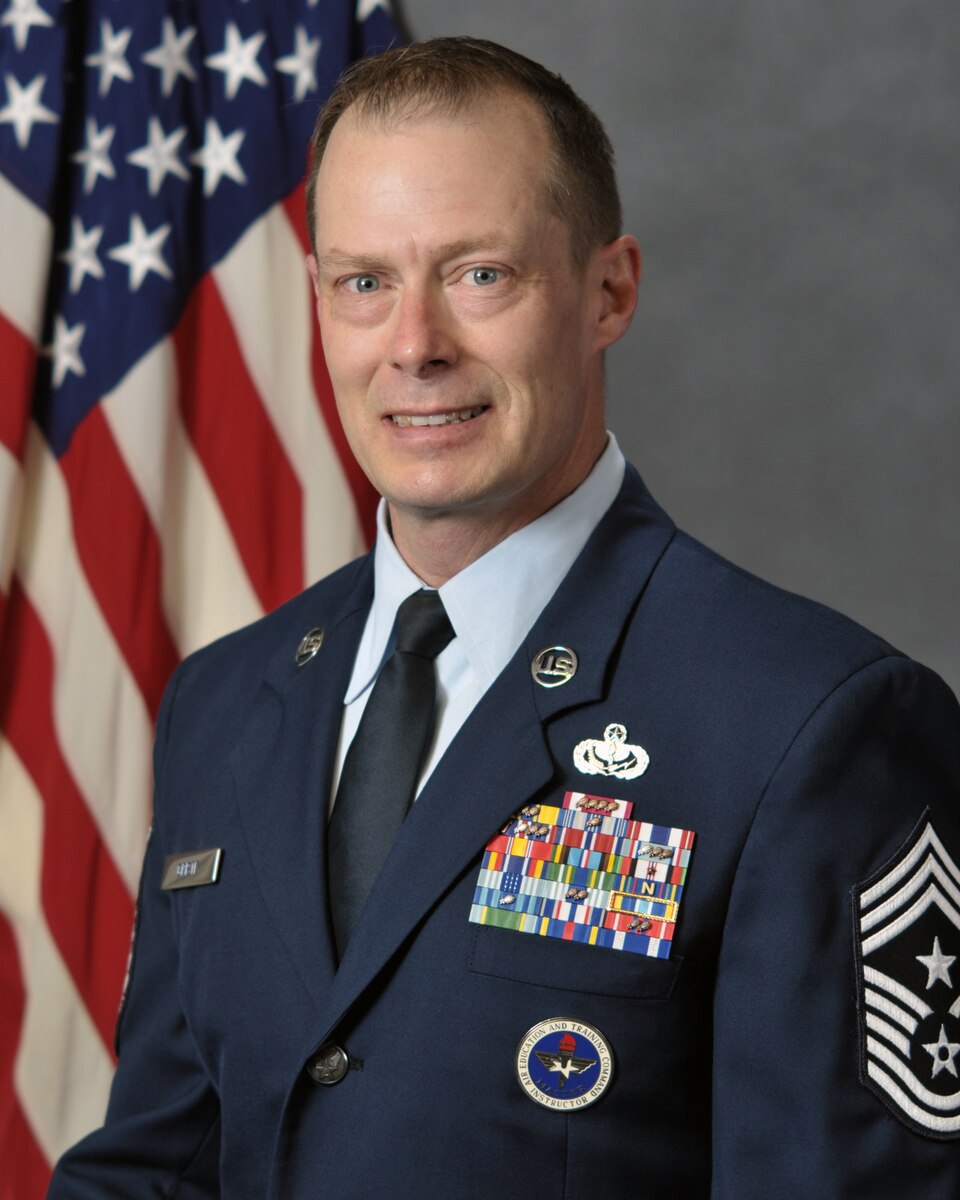 Chief Master Sergeant Christopher D. Griste is the Command Chief Master Sergeant, Air Force Operational Test and Evaluation Center.