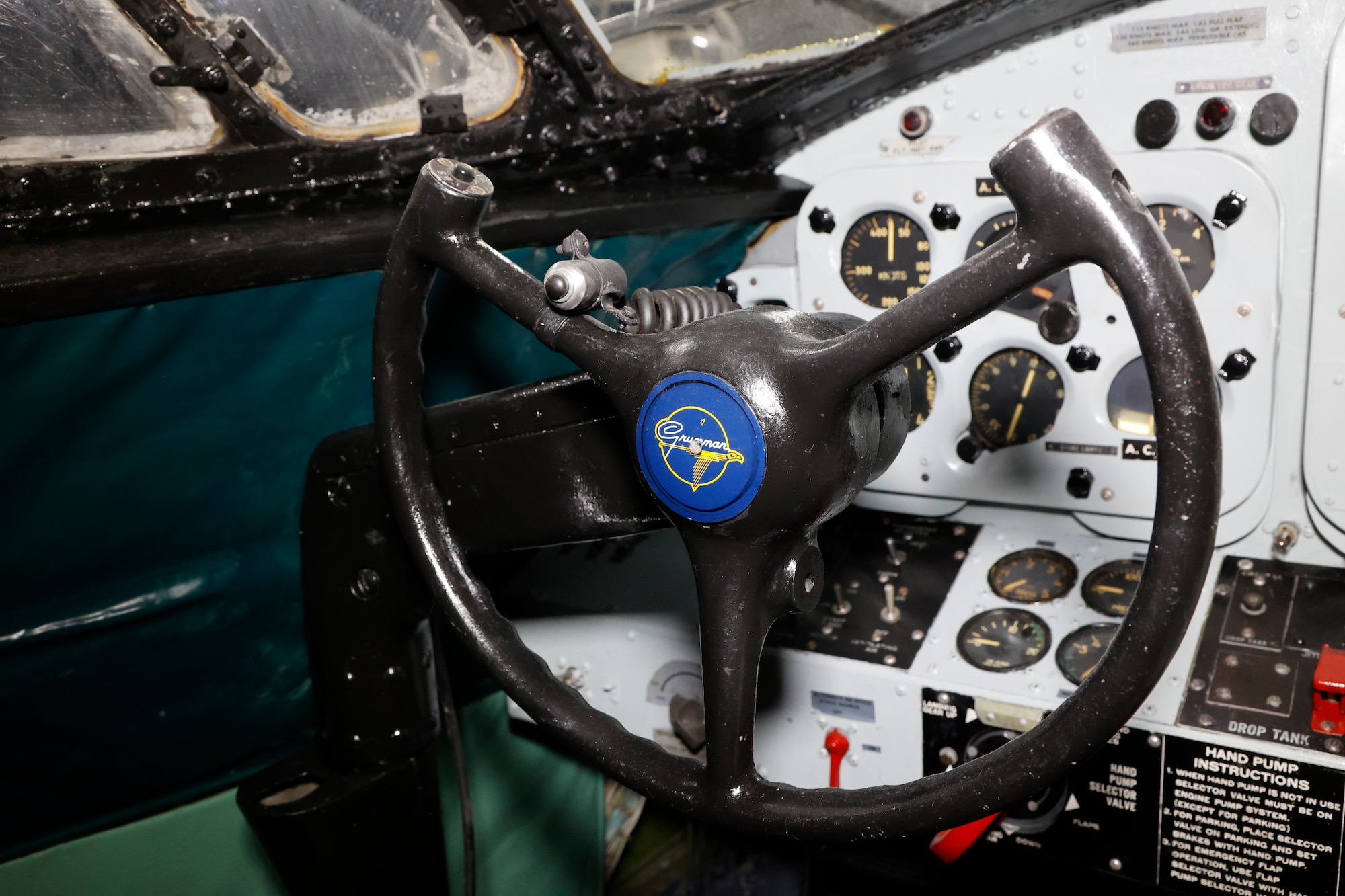 Interior view of HU-16B Albatross.