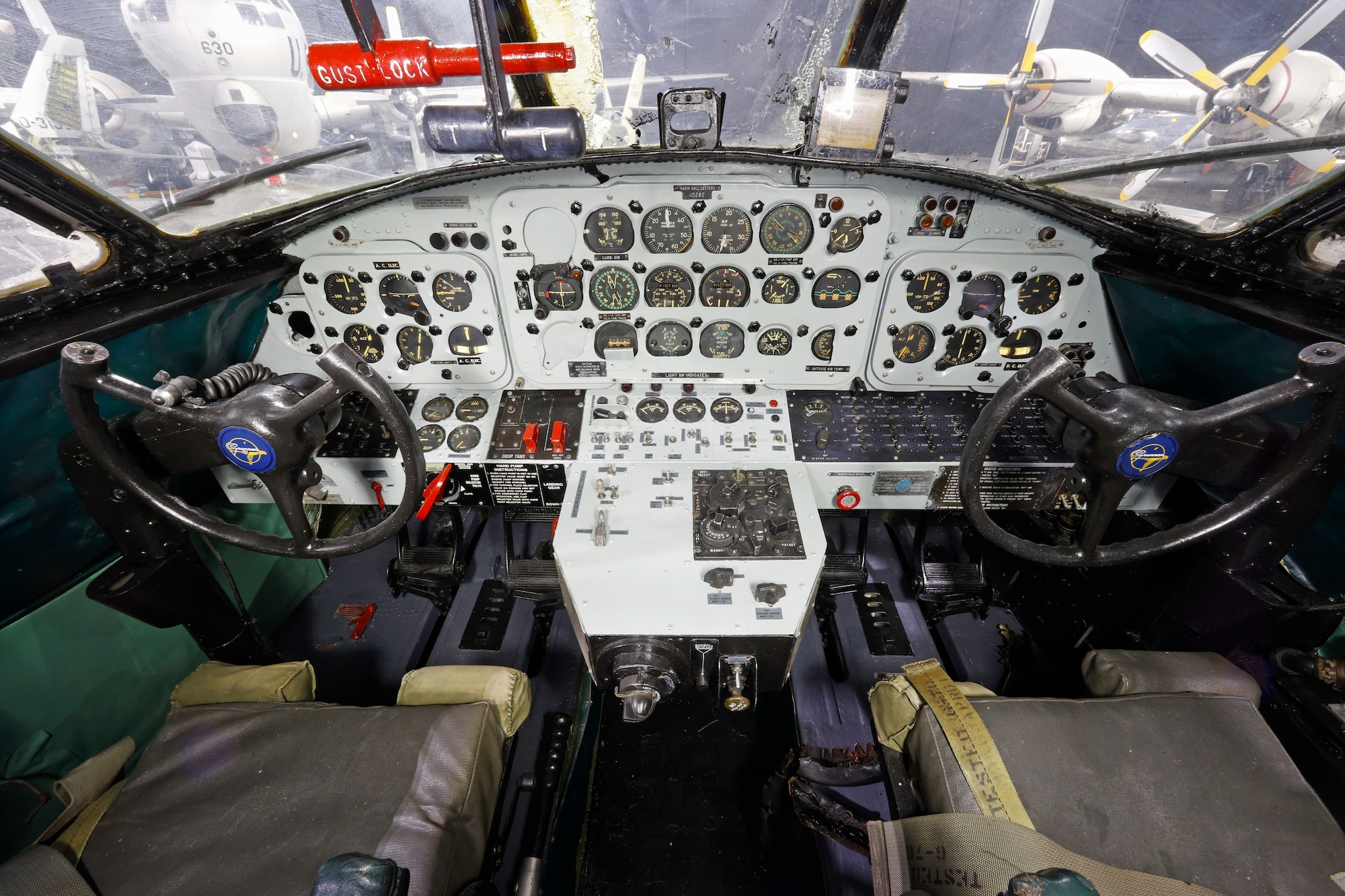 Interior view of HU-16B Albatross.