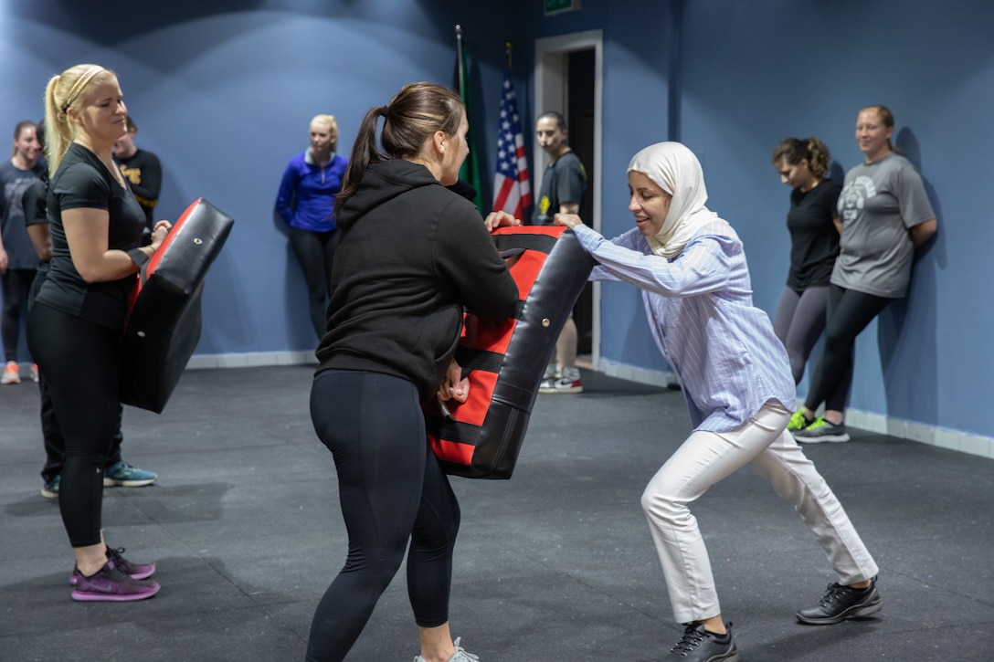 TF Spartan Soldiers Knock Out Women’s Self-Defense Course