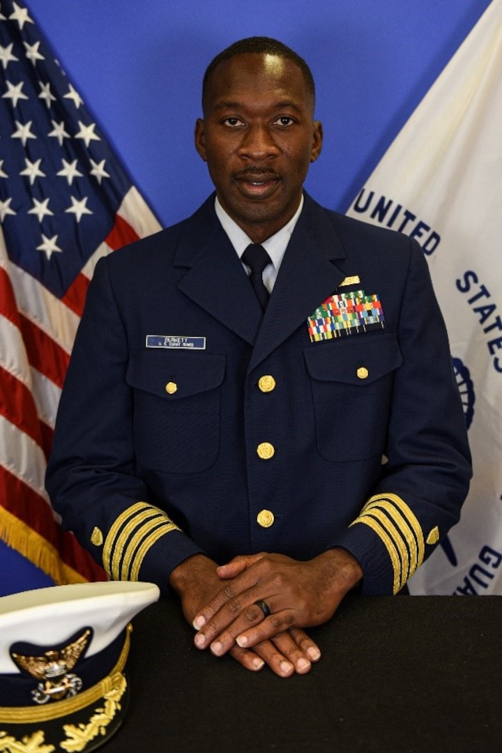 Capt. Patrick Burkett, chief of the 13th Coast Guard District’s Prevention Division, is an alumnus of South Carolina State University and the Coast Guard College Student Pre-Commissioning Initiative (CSPI). CSPI is a scholarship program, open to students of all races and ethnicities, which pays up to two academic years of college tuition at Minority Serving Institutions.