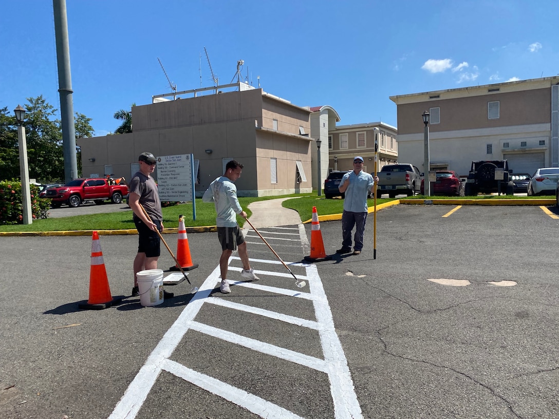 Pedestrian Crosswalk Painting