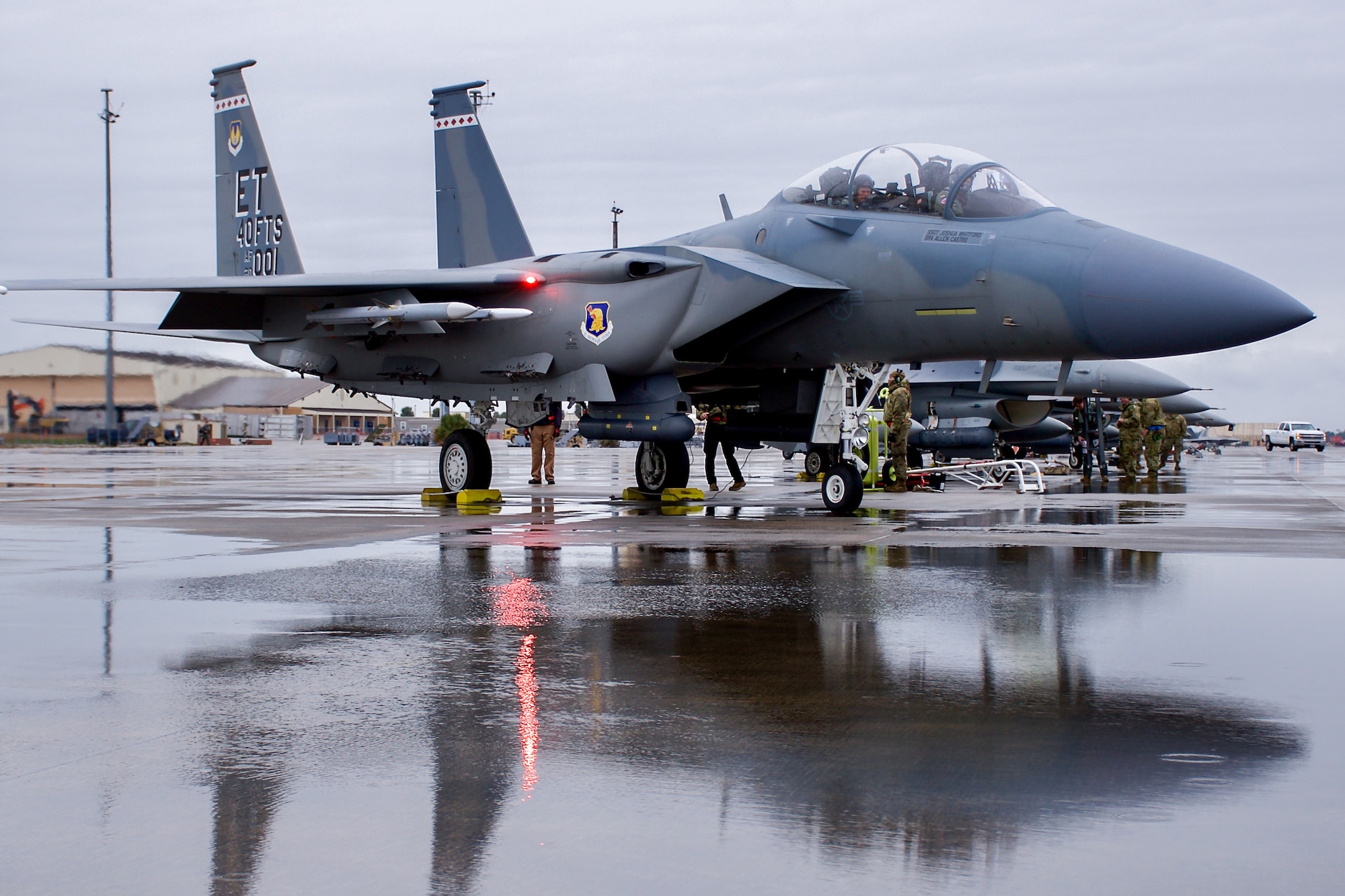 F-15EX missile shot