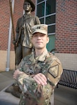 Capt. John C. Hemby, Virginia Army National Guard Recruiting and Retention commander, shown at Virginia National Guard’s Sgt. Bob Slaughter Headquarters in Richmond, Virginia, Dec. 22, 2021. Hemby rendered potentially lifesaving aid to three people in two months.