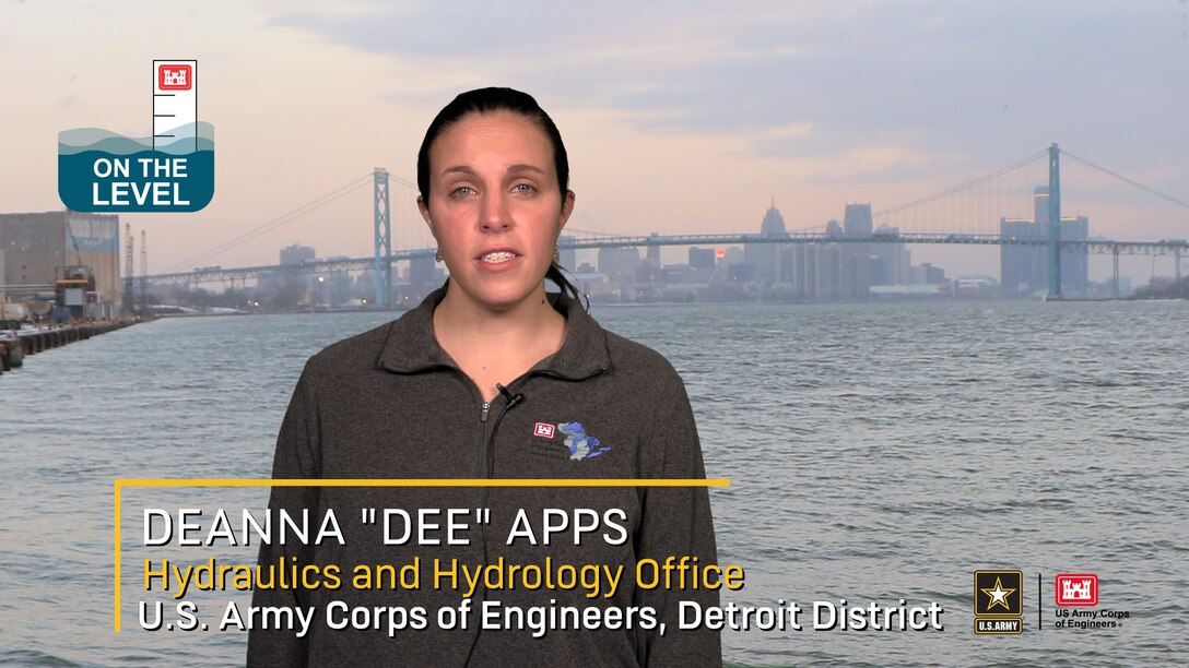 In this episode, Detroit District Watershed Hydrology Section Physical Scientist Deanna Apps discusses the Future Scenarios product. Using historical data similar to recent conditions and a Future Scenarios product, the U.S. Army Corps of Engineers can illustrate Great Lakes’ level variabilities.

‘On the Level’ will provide monthly information and updates about the Great Lakes’ water levels and forecasts from U.S. Army Corps of Engineers, Detroit District, Hydraulics and Hydrology experts.
