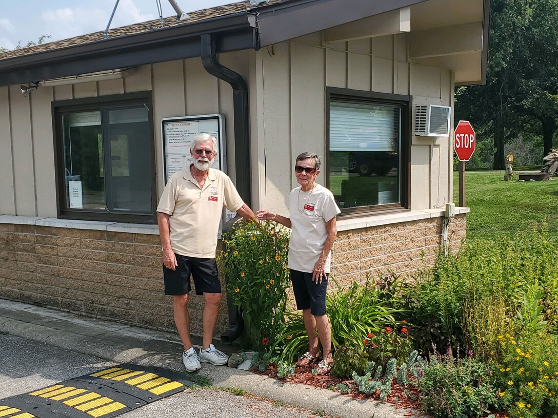 Volunteers at Whitebreast Fee Booth