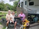 Volunteers in campground