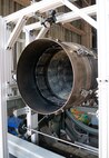 MetroLaser, Inc., uses the J85 engine at the University of Tennessee Space Institute’s Propulsion Research Facility near Arnold Air Force Base, Tenn., to study its three-component planar Doppler velocimetry, or PDV, measurement system for optical, non-intrusive measurements of exhaust gas velocity Nov. 18, 2021.