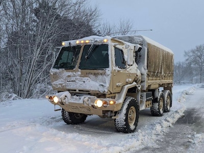 VNG staged on the Eastern Shore for possible winter storm response