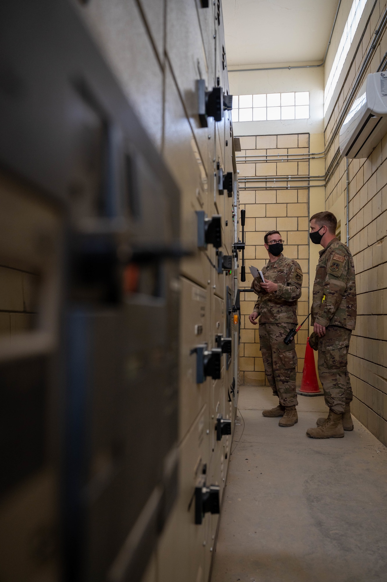 For members of the 386th Expeditionary Civil Engineer Squadron, it's all hands on deck to keep that generator in top tier shape.