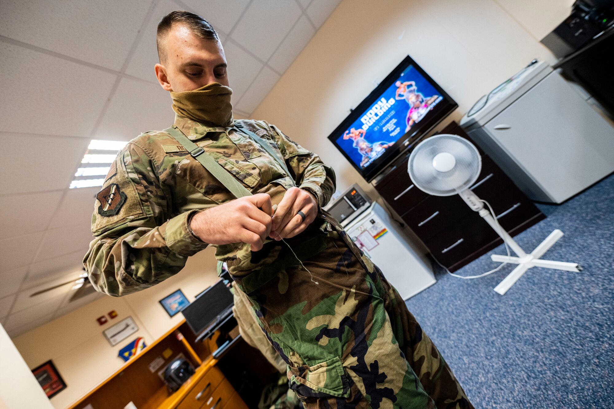 The various base units within the 39th ABW headquarters building conducted an exercise to ensure continued mission readiness in response to potential CBRN threats.