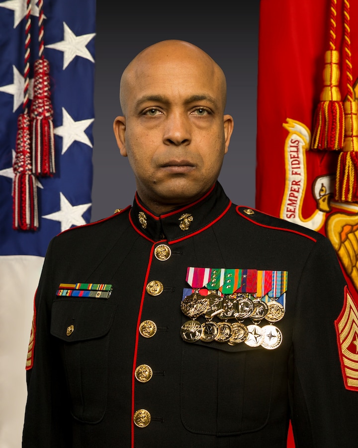 Sgt Maj. Dorsey Command Photo