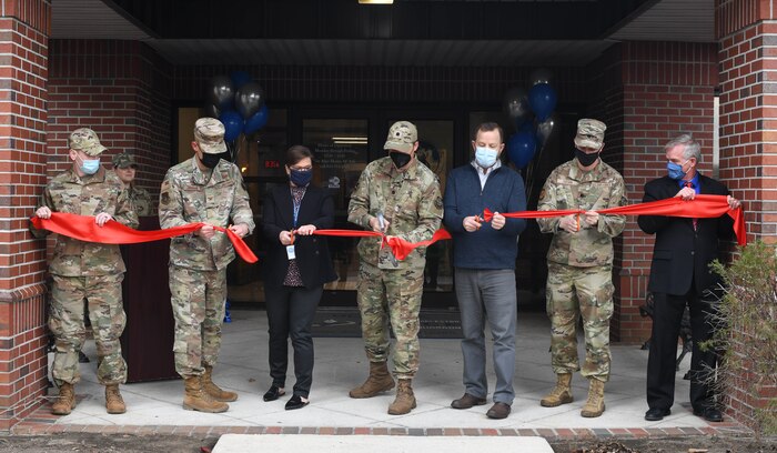 The Military and Family Readiness Center re-opened to Joint Base Charleston service members and their families, Jan. 28, 2022.