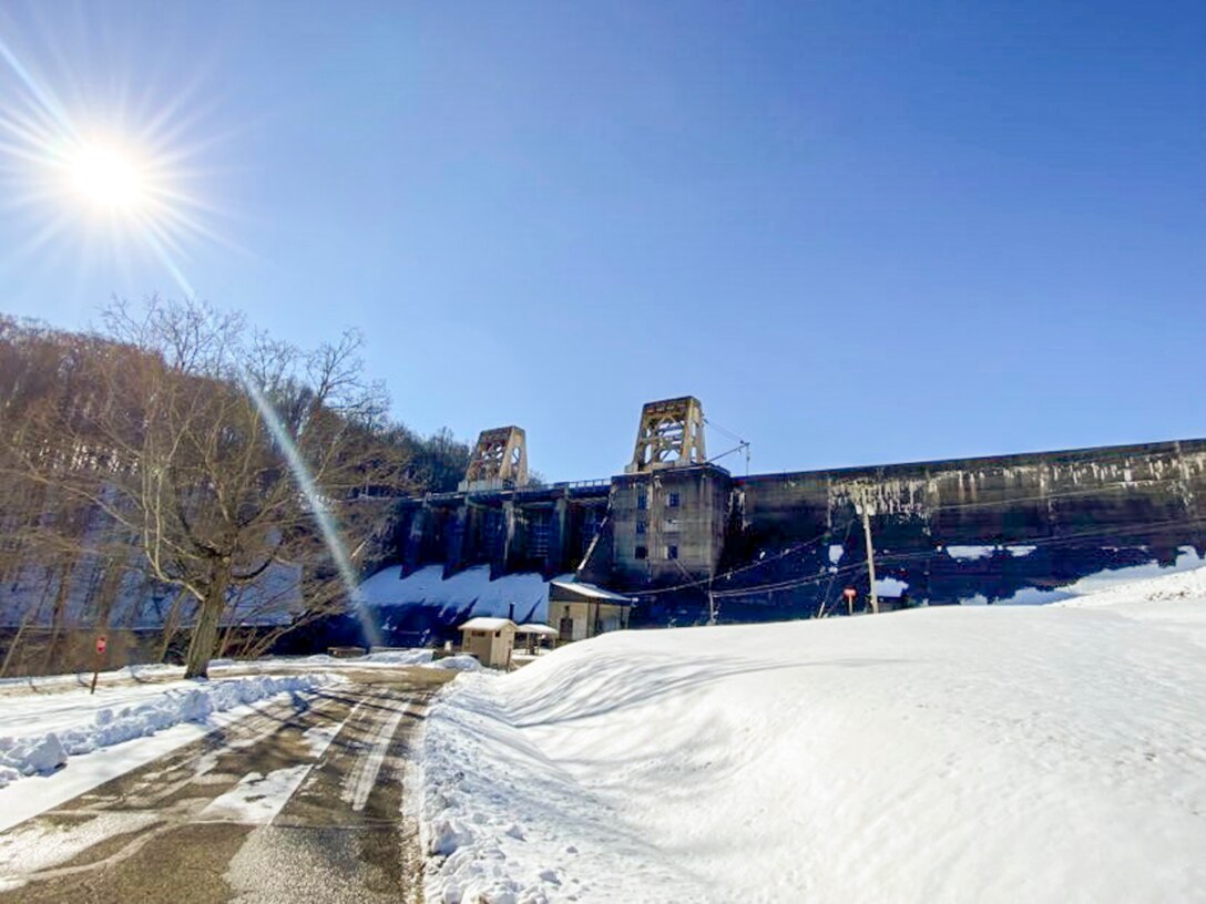 snowy reservoir