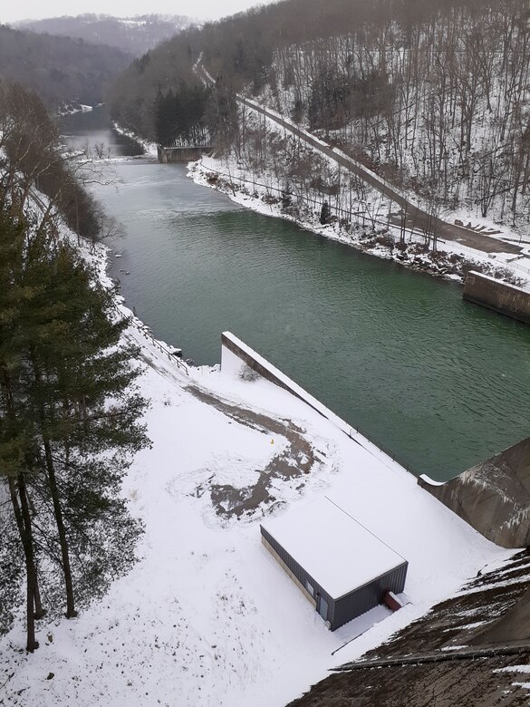 snowy reservoir