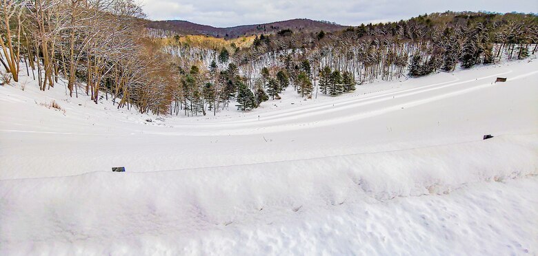 snowy reservoir