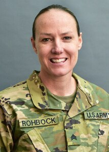 Staff Sgt. Shauna Rohbock  posing for photo
