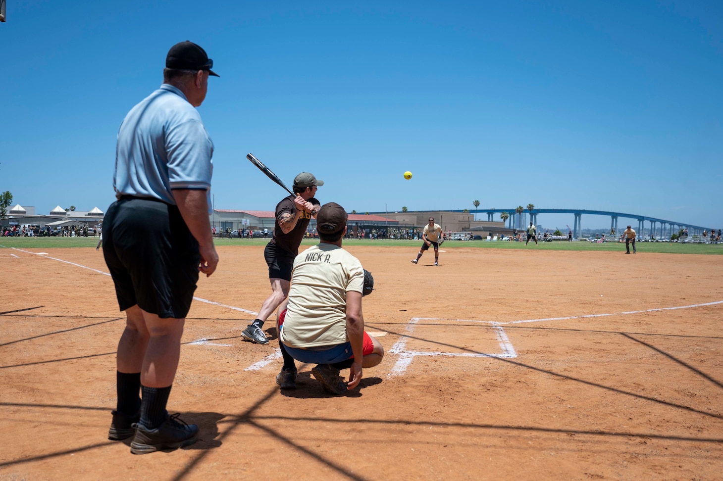 DVIDS - Images - U.S. Navy All-Stars Vs. San Diego Padres Alumni Softball  Team [Image 2 of 8]