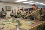 Virginia National Guard Soldiers assigned to Alpha Company, 429th Brigade Support Battalion, 116th Infantry Brigade Combat Team, conduct annual training June 8, 2022, at the Army National Guard Sustainment Training Center at Camp Dodge, Iowa.