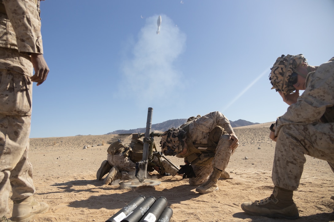 US Marines test new digital target acquisition equipment.