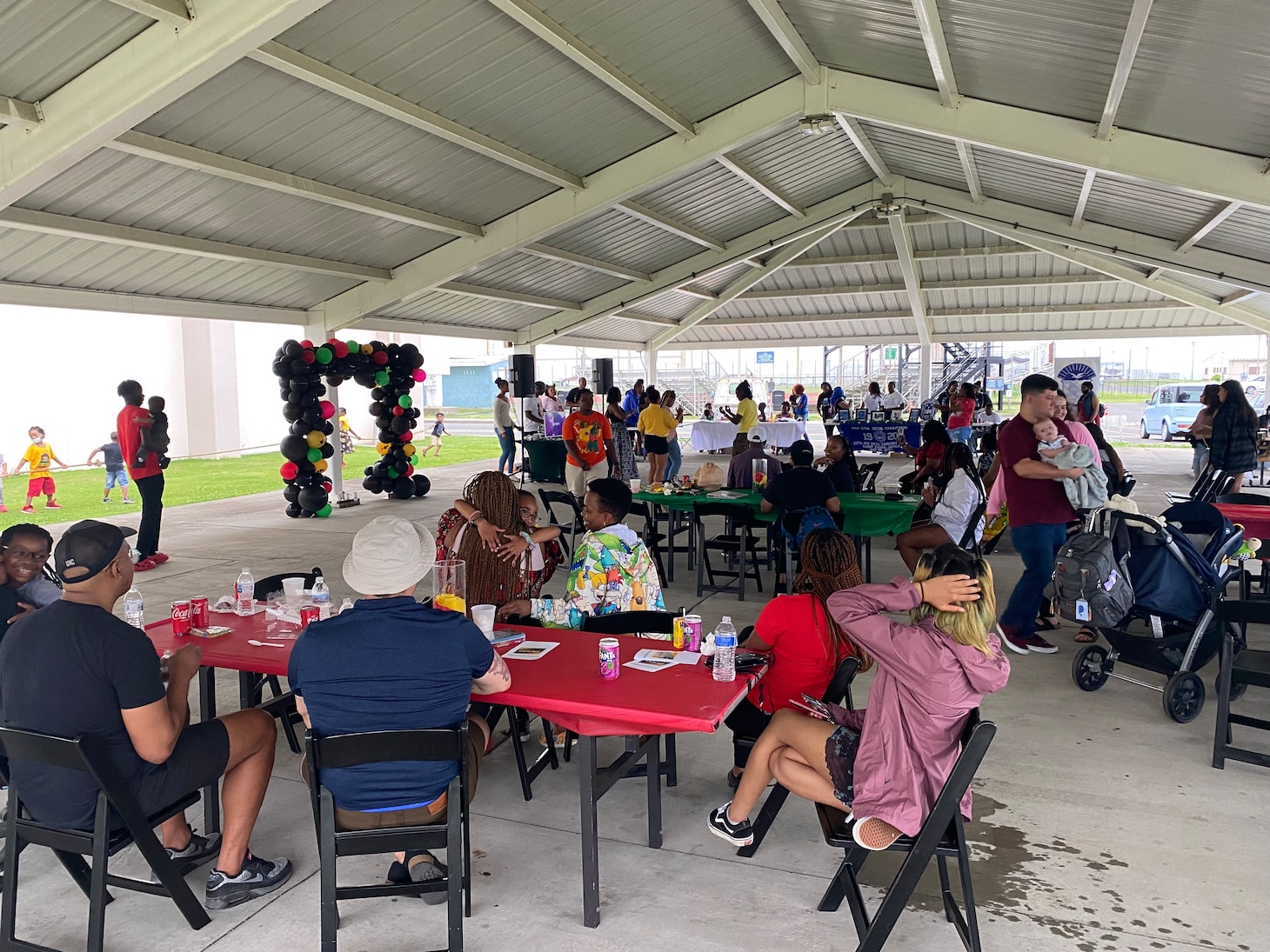 Service members and families in Yokosuka, Japan, celebrate Juneteenth 2022.