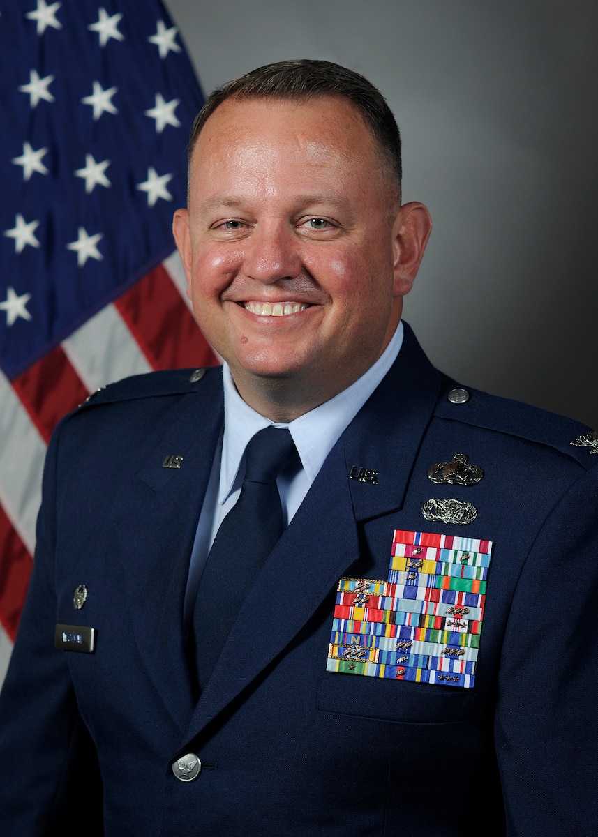 official photo of Col Wickman