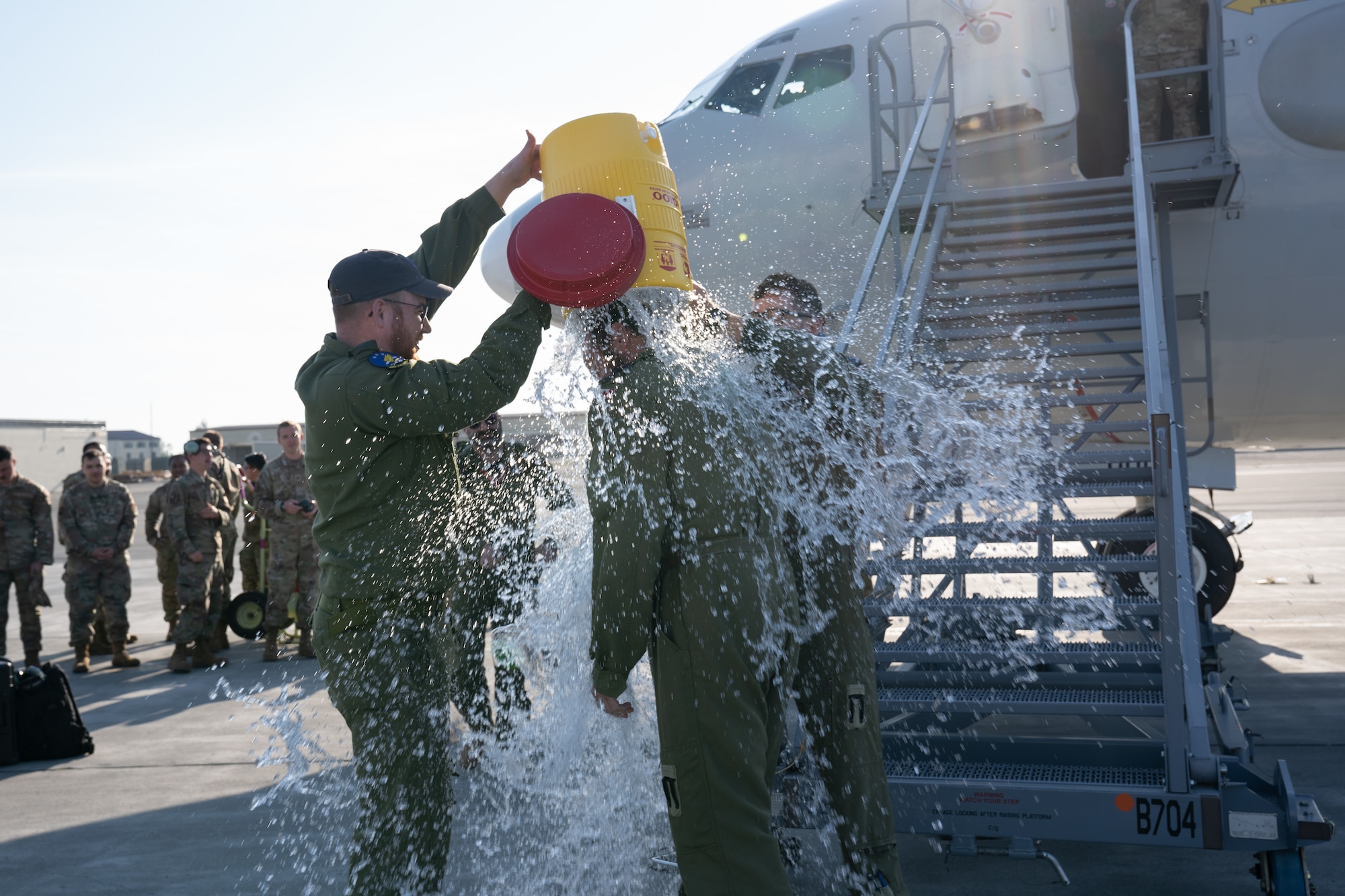 U.S. Air Force and Canadian Royal Air Force members assigned the 552nd Air Control Wing participate in RED FLAG-Alaska 22-2