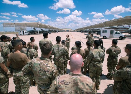 Embry Riddle Aeronautical University ROTC cadets visit 149th Fighter Wing