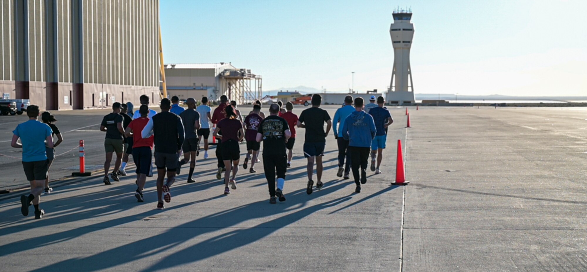 Team Edwards participated in a Flight Line 5K/10K/15K Run-Walk Event July 5th where participants had the chance to experience running on the flight line and Rogers Dry Lake Bed. This is all thanks to the 412th Force Support Squadron.