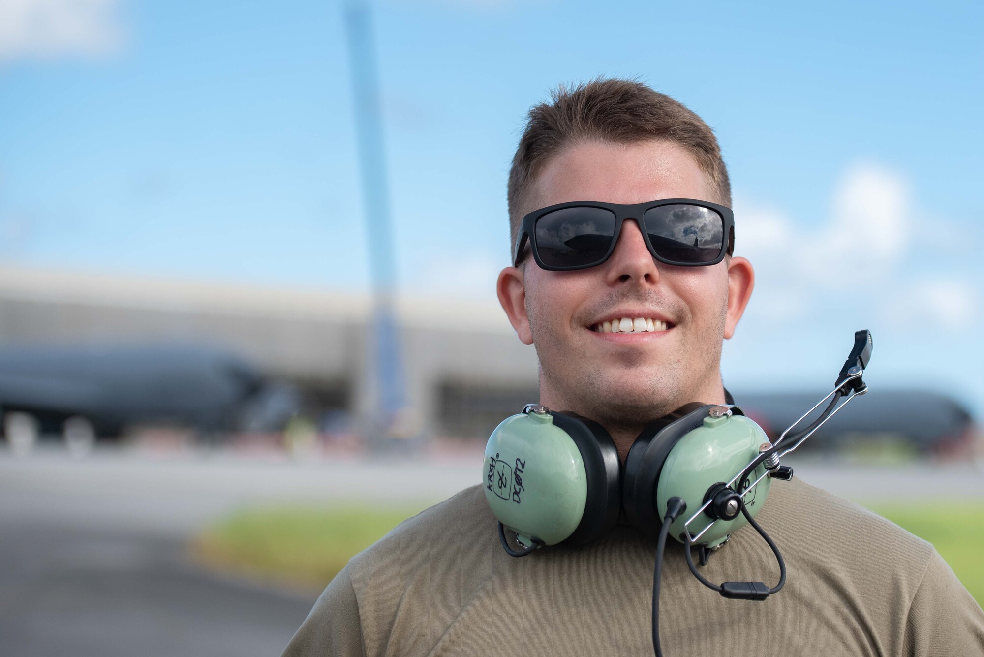 Maintainer smiles for a photo