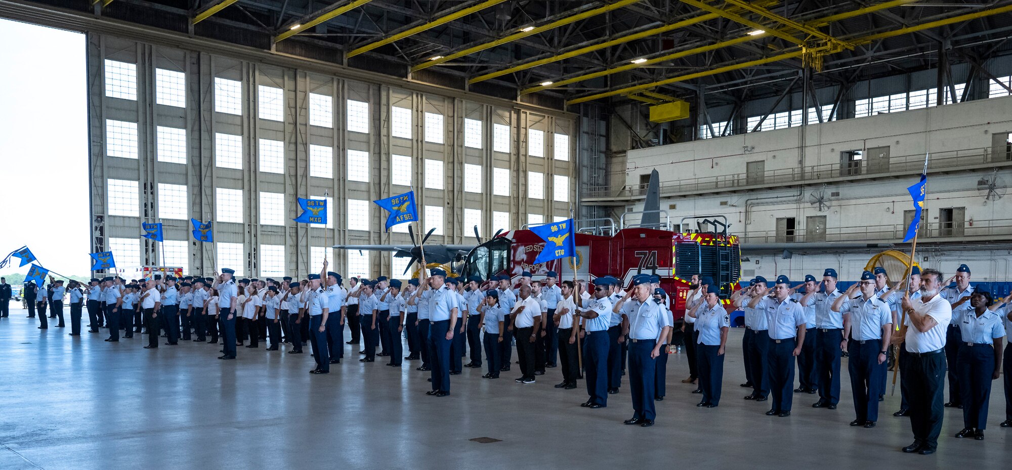 Scenes from the 96th Test Wing change of command