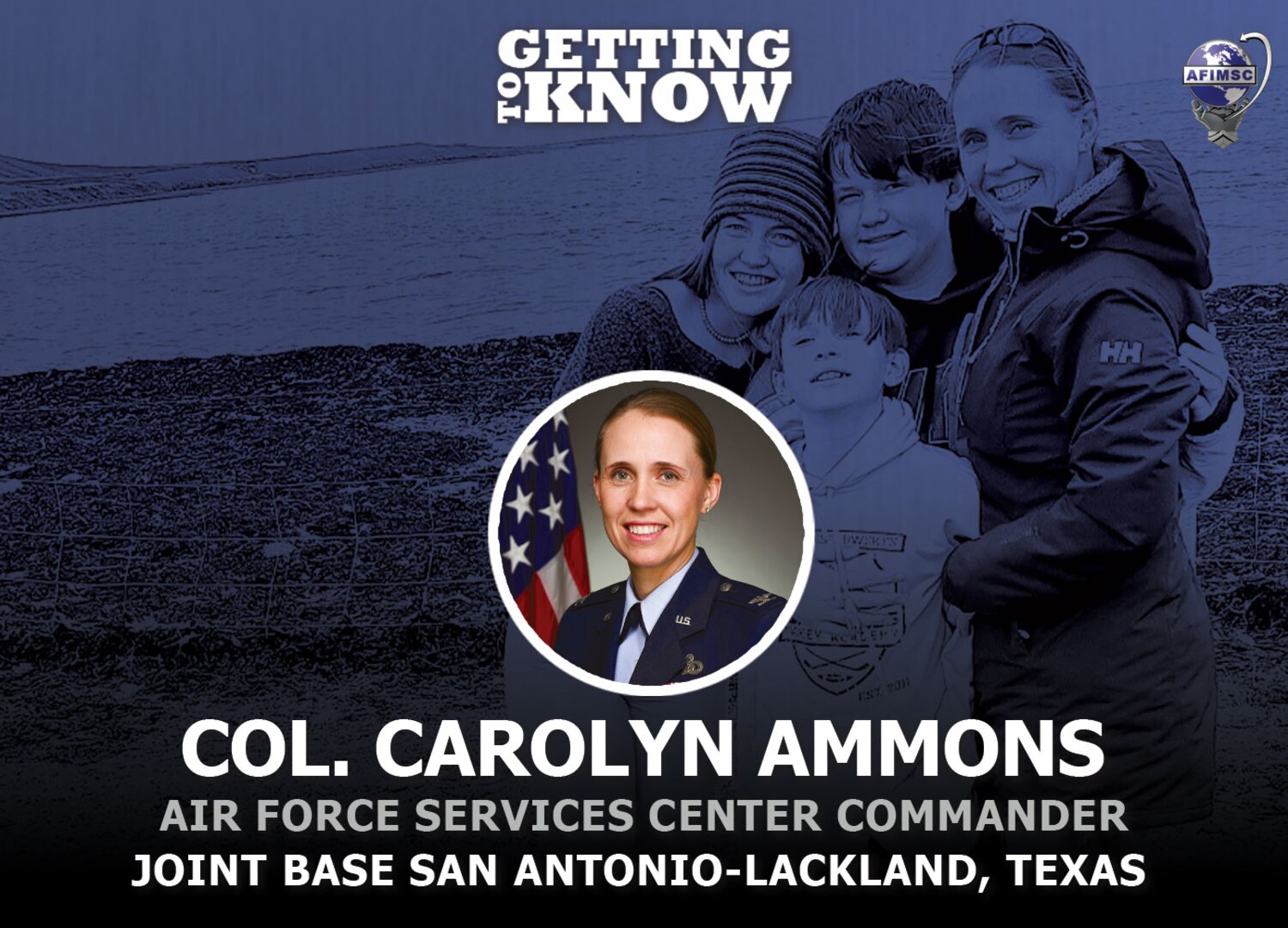 Graphic of Col. Carolyn Ammons