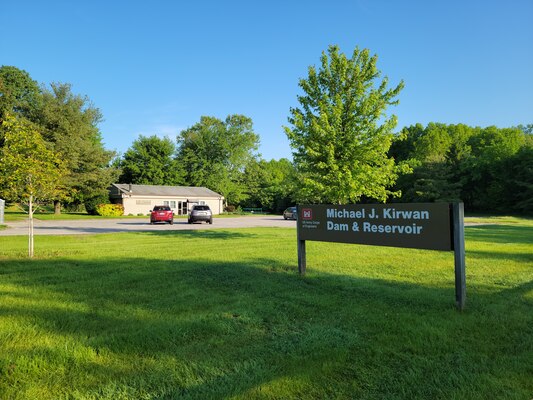Col. Kimberly A. Peeples, commander of the Great Lakes and Ohio River Division, recently signed a congressionally approved and updated water control manual for the Mahoning River Basin, which includes Michael J. Kirwan Dam and Reservoir, Berlin Lake and Mosquito Creek Lake.