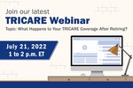 July 21 TRICARE Webinar