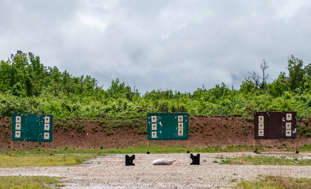 Individual weapons qualification course at Fort Pickett