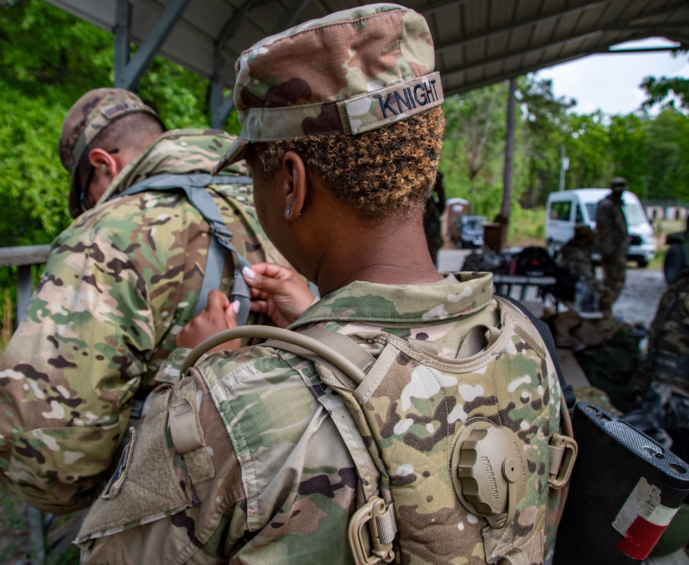 Individual weapons qualification course at Fort Pickett