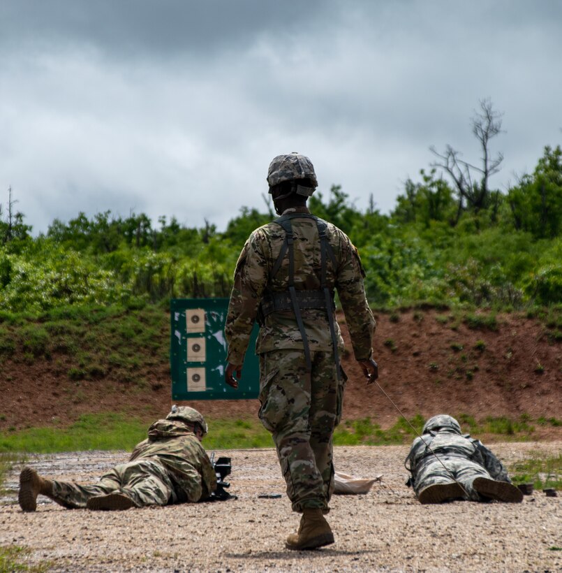 Individual weapons qualification course at Fort Pickett