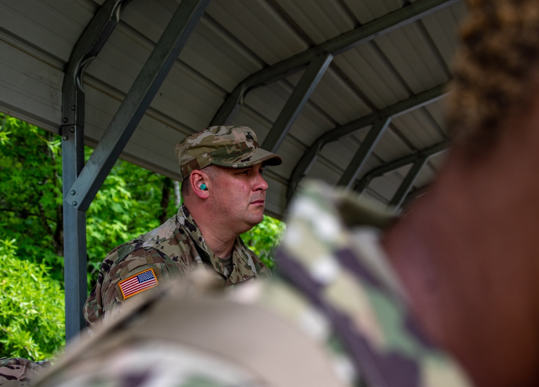 Individual weapons qualification course at Fort Pickett