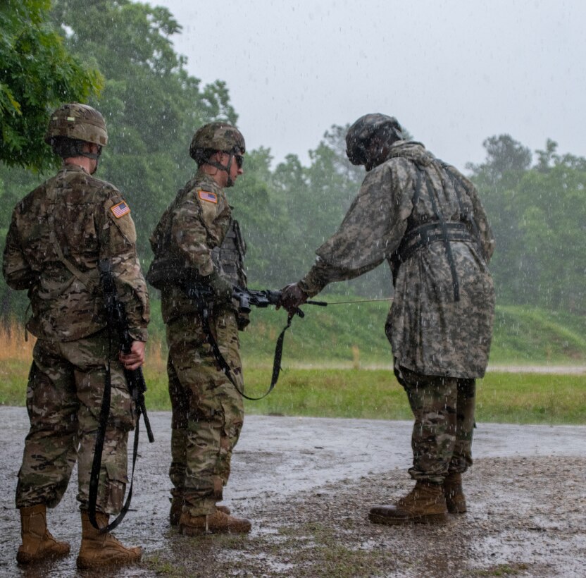 Individual weapons qualification course at Fort Pickett