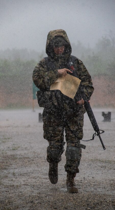 Individual weapons qualification course at Fort Pickett