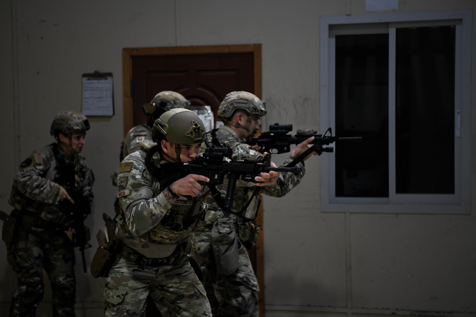 The intent of the joint agency exercise was to evaluate emergency responders with no advance notice, in order to identify shortfalls in training, communication, or assets, to ensure the 380th Air Expeditionary Wing is ready for real-world situations.