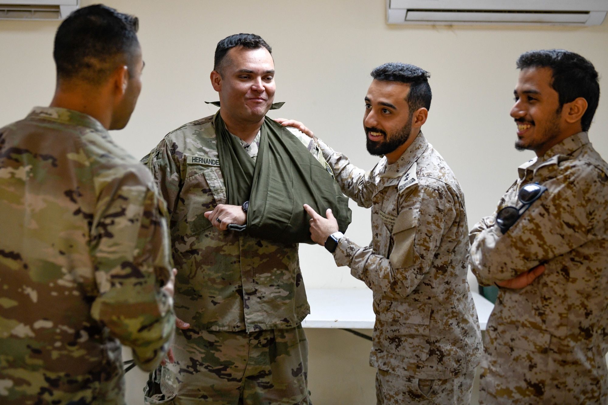 U.S. Army conducts medical training with Royal Saudi partners