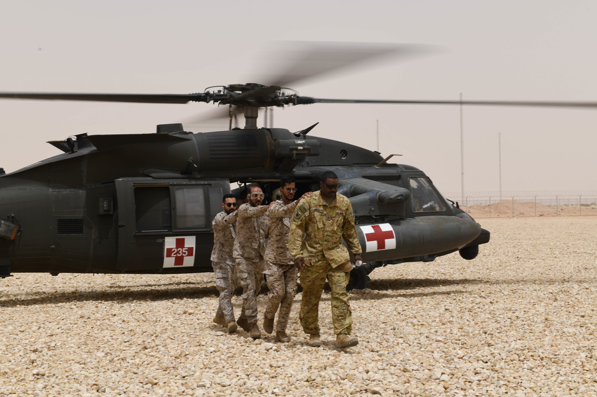 U.S. Army conducts medical training with Royal Saudi partners