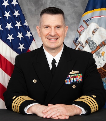 Command photo for Captain Les Sobol, CFAY's commanding officer.