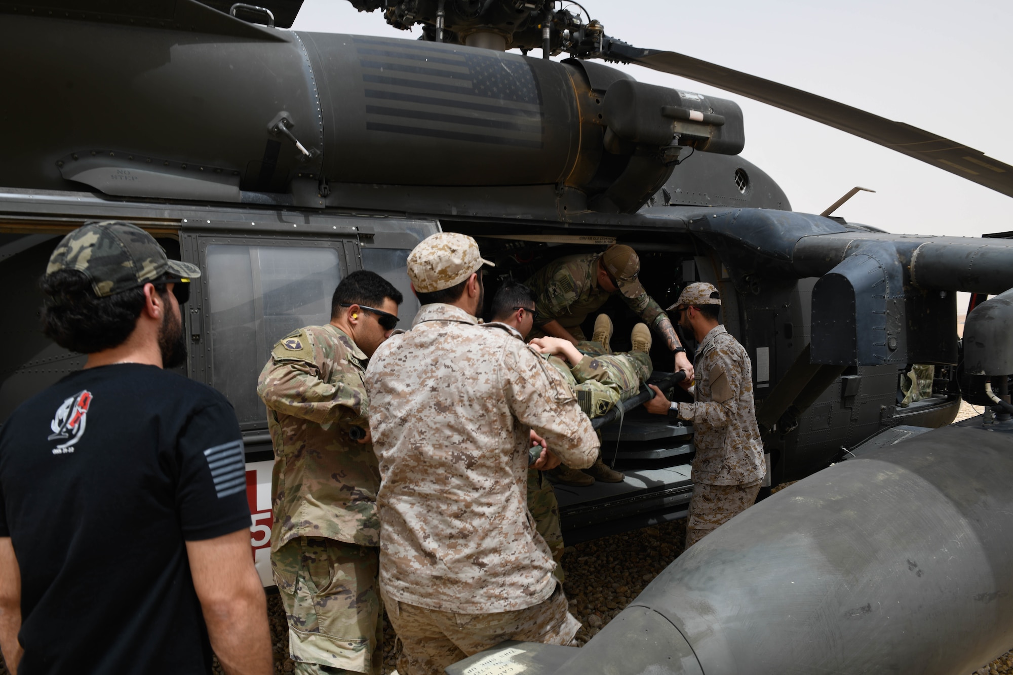 U.S. Army conducts medical training with Royal Saudi partners