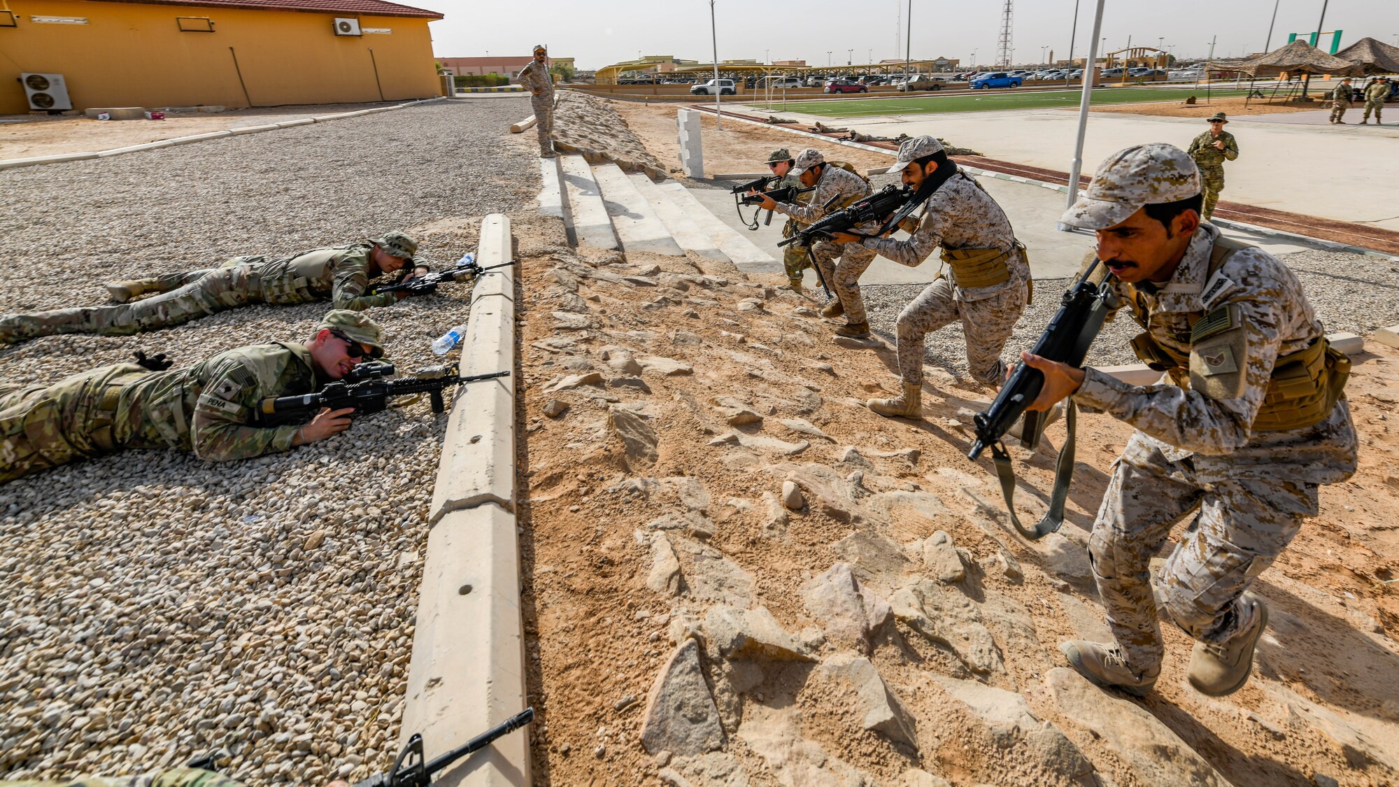 U.S. joint and host nation partners immerse in tactical training