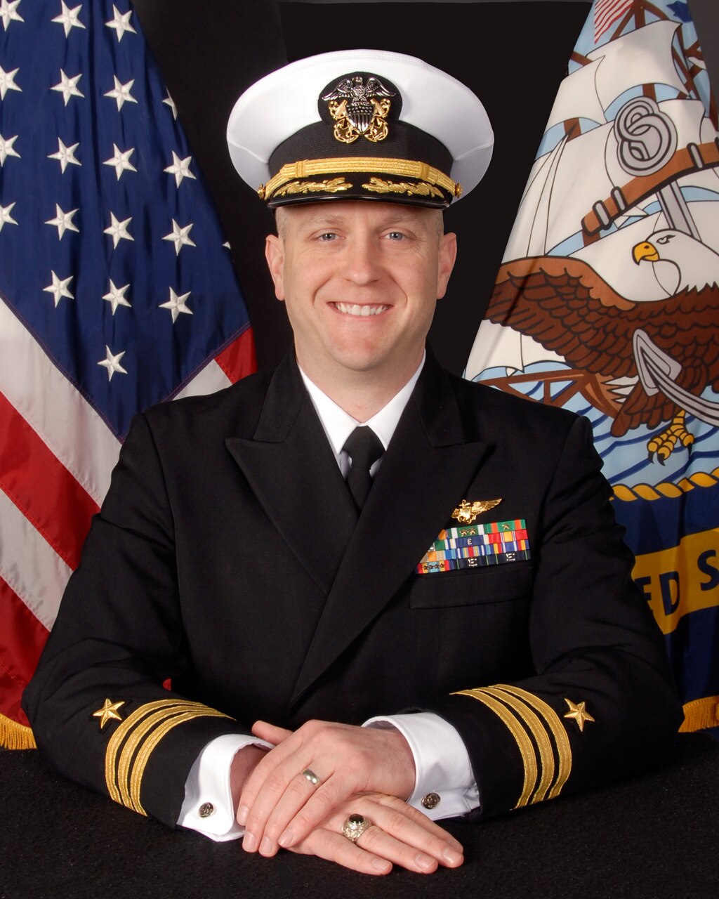 Official photo of CDR Regelin