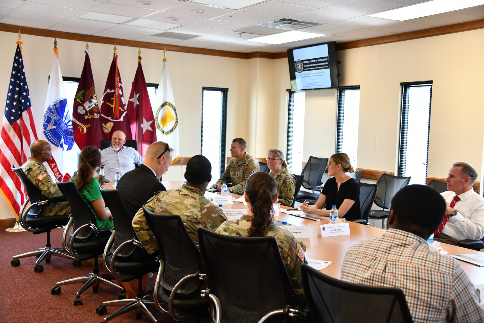 U.S. Congressman Chip Roy visits MEDCoE